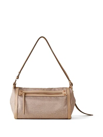 Borbonese Small Frame Shoulder Bag In Neutral