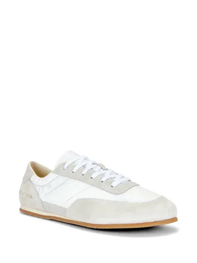 Common Projects Minimal Runner Panelled Sneakers In White