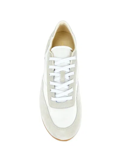 Common Projects Minimal Runner Panelled Sneakers In White