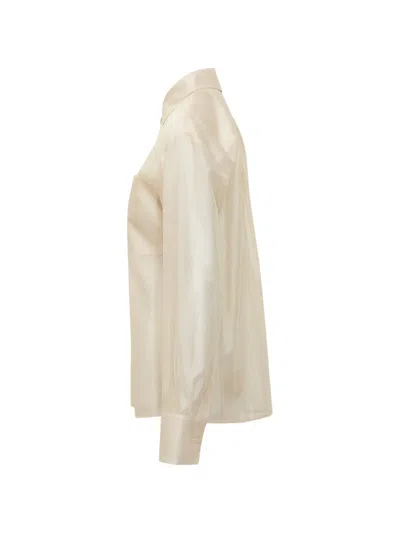 Le Sully Studio Front-pocket Shirt In Neutral