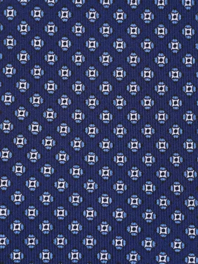 Brioni Patterned Spring Tie In Blue