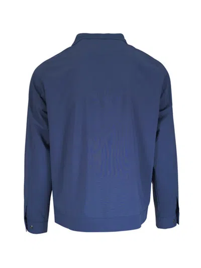 Peter Millar Zip Jacket In Blue