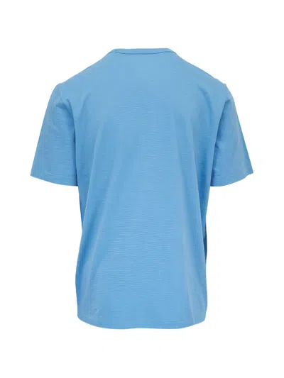 Faherty Crew-neck T-shirt In Blue