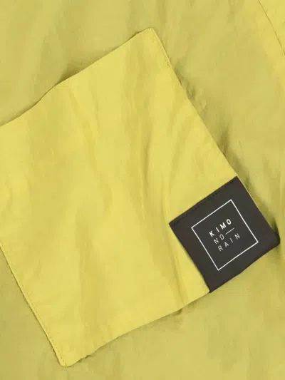 Kimo No-rain Waterproof Cape In Yellow