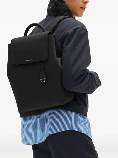 Maison De Sabre Medium Soft Backpack In Black