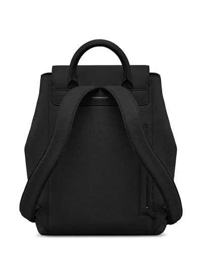 Maison De Sabre Medium Soft Backpack In Black