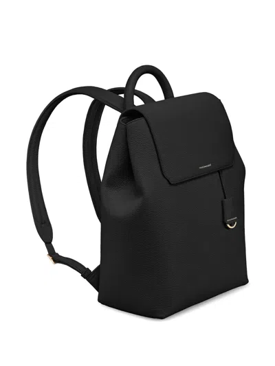 Maison De Sabre Medium Soft Backpack In Black