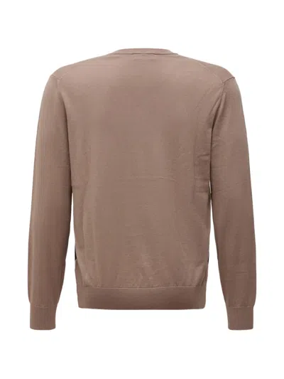 Ballantyne V-neck Pullover With Iconic Diamond Pattern In Gray