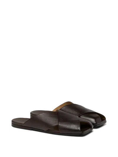 Marsèll Crossover-strap Sandals In Black