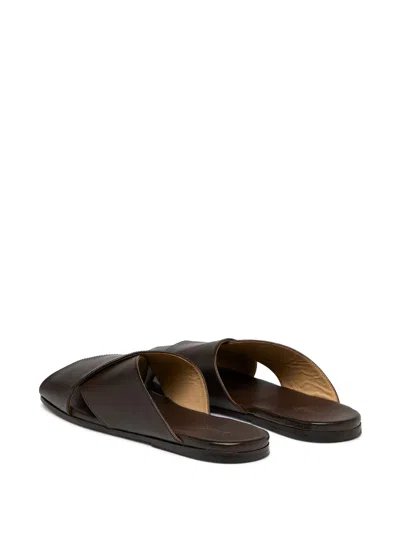 Marsèll Crossover-strap Sandals In Black
