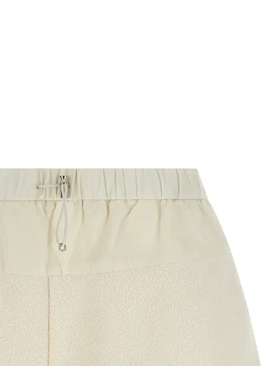 Moncler Drawstring Shorts In Neutral