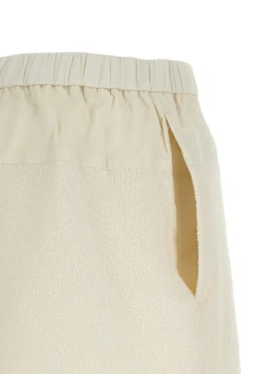 Moncler Drawstring Shorts In Neutral