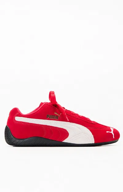 Puma X Sparco Speedcat Og Suede Sneakers In Red