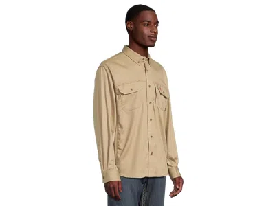 Ariat Fr Solid Vent Long Sleeve Work Shirt In Brown