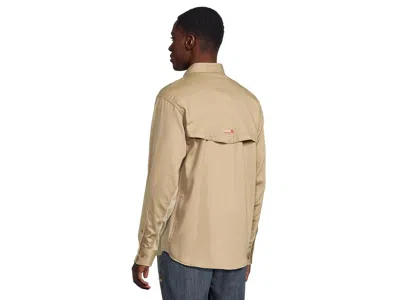 Ariat Fr Solid Vent Long Sleeve Work Shirt In Brown
