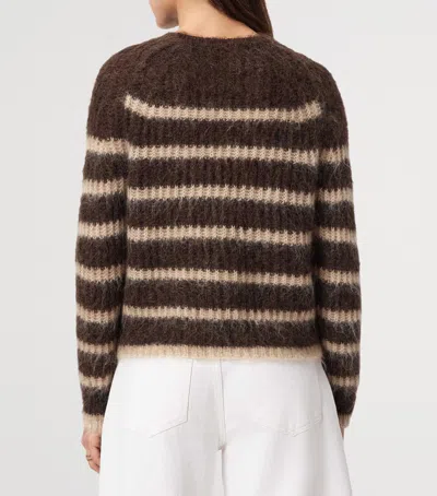 Allsaints Wool-blend Stripe Riga Sweater In Multi