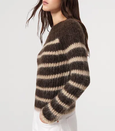 Allsaints Wool-blend Stripe Riga Sweater In Multi