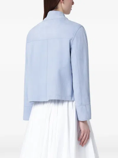 Swd By S.w.o.r.d. Point-collar Jacket In Blue