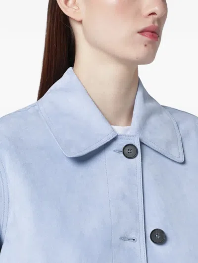 Swd By S.w.o.r.d. Point-collar Jacket In Blue