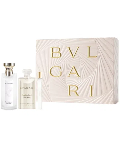 Bvlgari Eau Parfumee The Blanc Eau De Toilette Gift Set In Transparent