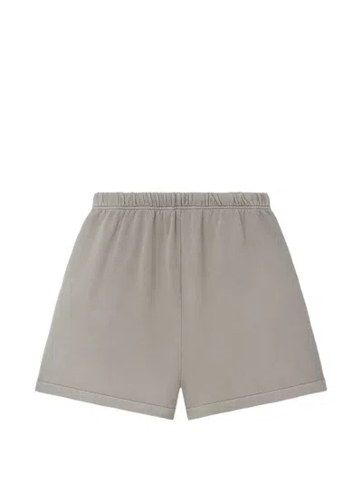 Essentials Drawstring Track Shorts In Gray