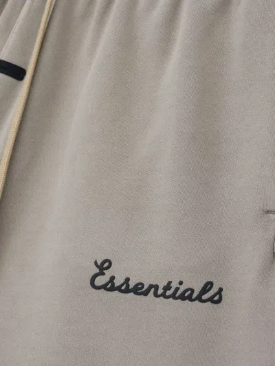Essentials Drawstring Track Shorts In Gray