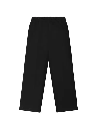 Essentials Drawstring Track Pants In Black