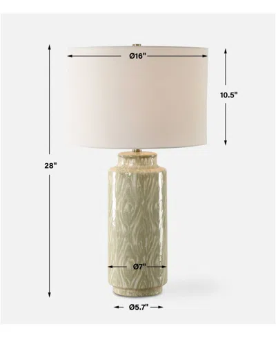 Uttermost Laurel 28" Ceramic Table Lamp In Sand
