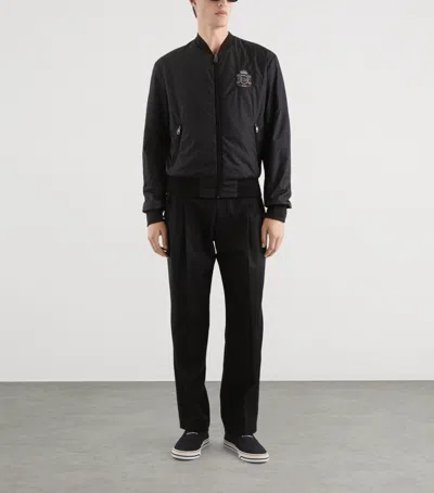 Dolce & Gabbana Bomber In Black