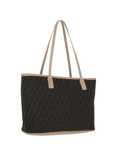 Liu •jo Pattern Tote Bag In Brown