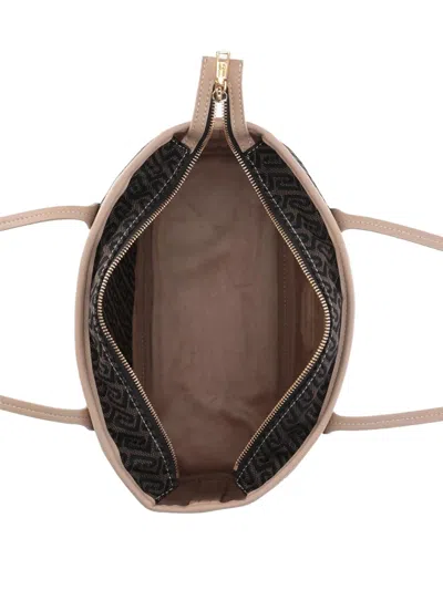 Liu •jo Pattern Tote Bag In Brown