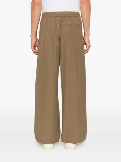 Apc Elasticated Trousers In Brown