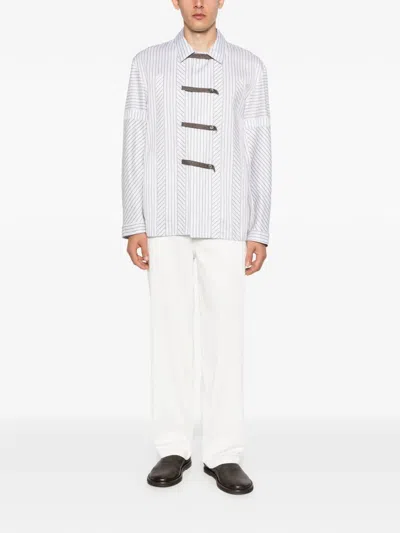 Samsoe & Samsoe Buttoned Trousers In White