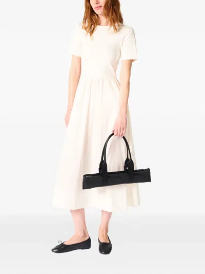 Lancel Medium Mistral Rollable Zip Tote Bag In Black