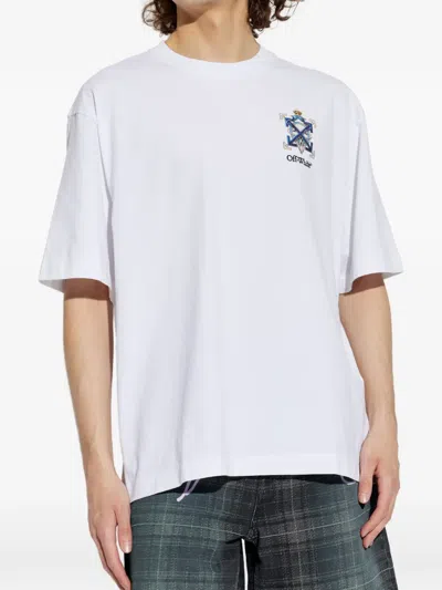 Off-white Graphic-print T-shirt In White