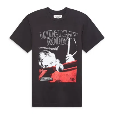 Midnight Rodeo Billiards Tee In Black