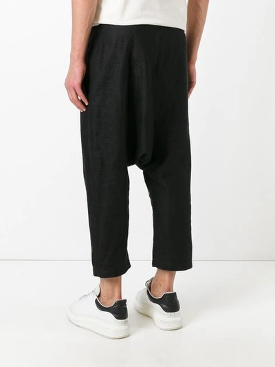 Shop Rick Owens Cropped Track Pants