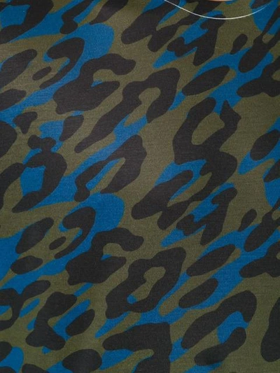 Shop Dsquared2 Blurred Leopard Print T