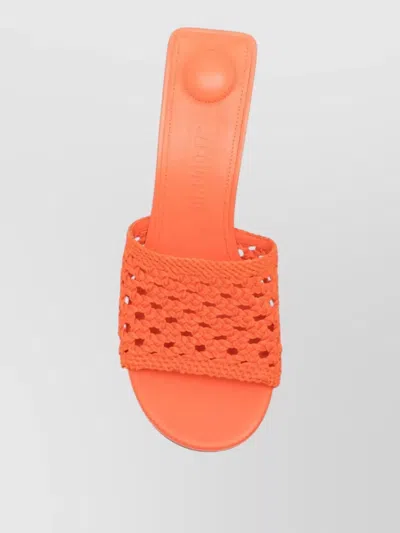 Jacquemus Les Mules Cubisto Sandals Open Toe Stiletto In Multi