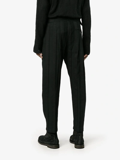Shop Ann Demeulemeester Panelled Trousers