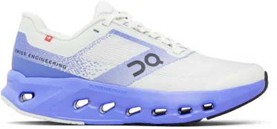 On Running Kids Cloudsurfer Trainers In Blue