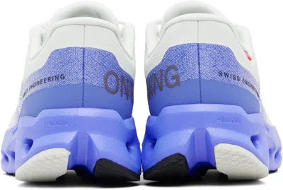 On Running Kids Cloudsurfer Trainers In Blue