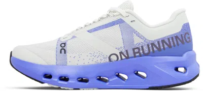 On Running Kids Cloudsurfer Trainers In Blue