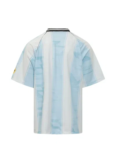 Barrow T-shirt Triacetato Coconut Sky In Blue