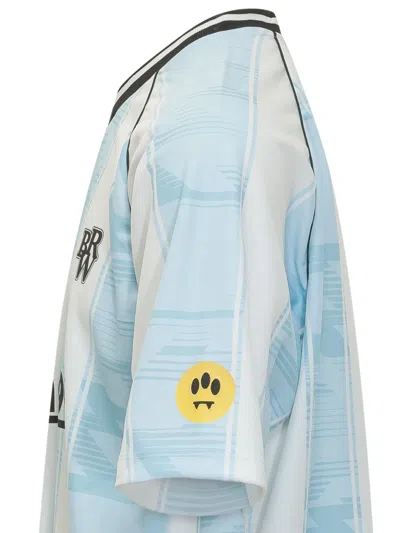 Barrow T-shirt Triacetato Coconut Sky In Blue