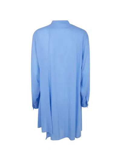 Y's Asymmetric Shirt In Blue