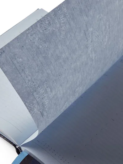 Smythson Slide Weekly Vertical Diary In Blue