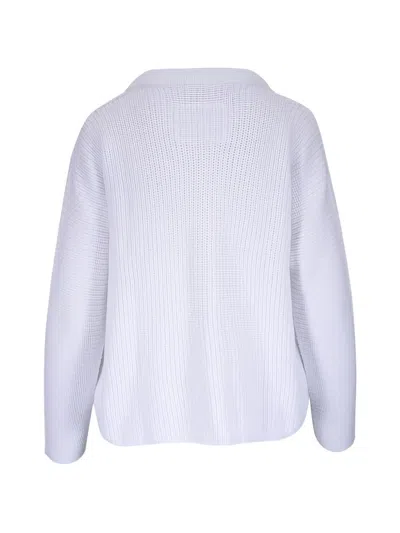 Frank & Eileen Button Placket Cardigan In Blue