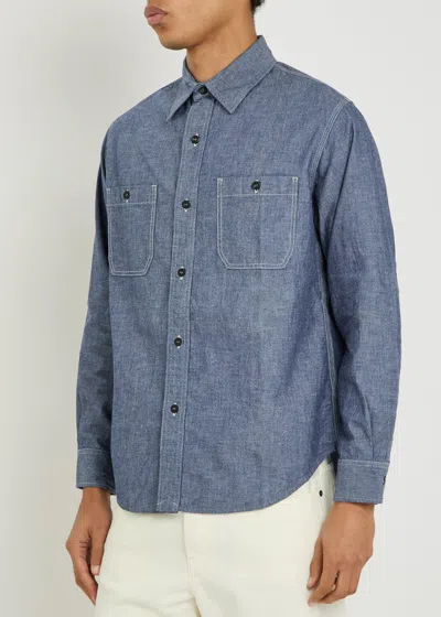 Blue Blue Denim Work Shirt In Blue