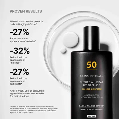 Skinceuticals Future Mineral Uv Defense Spf 50 Sunscreen In Transparent